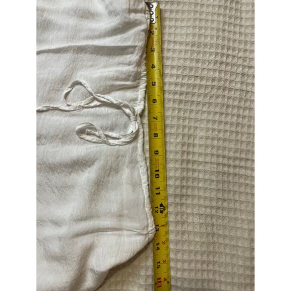 Young Fabulous and Broke White Draw String Waist Maxi Skirt Fit & Flare XS Boho - Picture 5 of 13